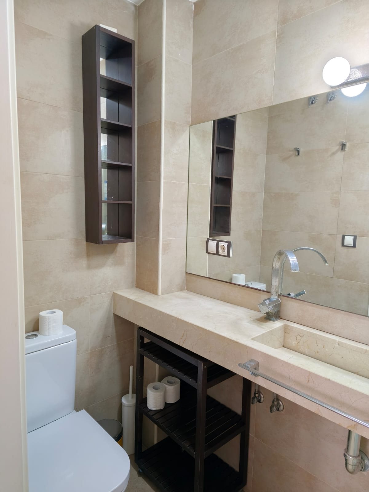Cuarto de baño de El ático de Colón en Cádiz